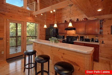 3 Bedroom Cabin with Bar Seating in Kitchen - Fort Knoxx