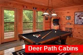 3 Bedroom Cabin With Pool Table and Game Room