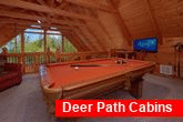 3 Bedroom cabin with a Pool Table in Game room