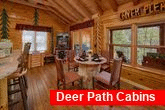 2 Bedroom Cabin with spacious Dining Room