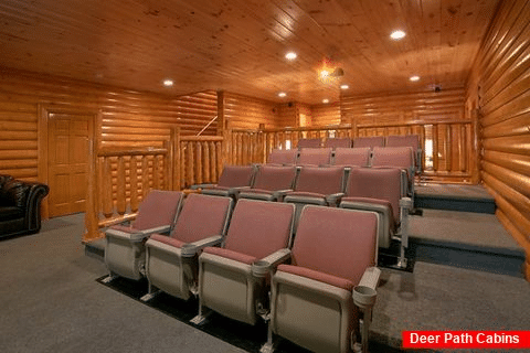 8 Bedroom Cabin with Pool and Theater Room - Indoor Pool Lodge