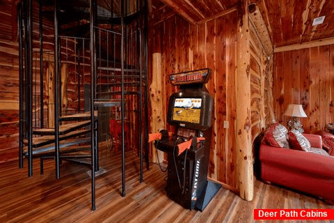 7 Bedroom cabin with Buck Hunter Aracde Game - River Mist Lodge