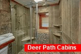 Beautiful TIle Shower in premium 2 bedroom cabin