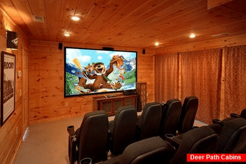 Luxurious 5 Bedroom Cabin with Theater Room - Breathtaker