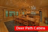 Premium Gatlinburg cabin with large dining room