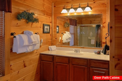 Honeymoon Cabin with Private Bath and Jacuzzi - I Don't Want 2 Leave