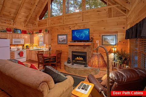 1 Bedroom Cabin in Pigeon Forge Near Dollywood - Our Happy Place