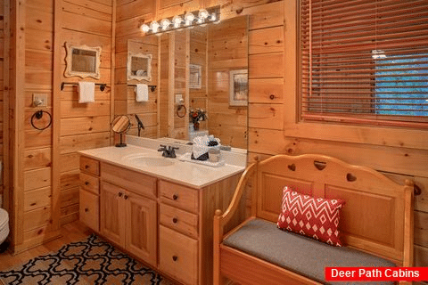 1 Bedroom Cabin with Main Level Master Bathroom - Our Happy Place