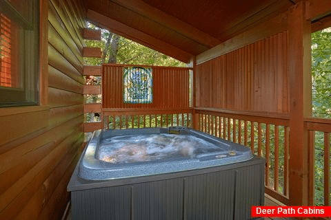 Cabin with a Private Hot Tub - Our Happy Place