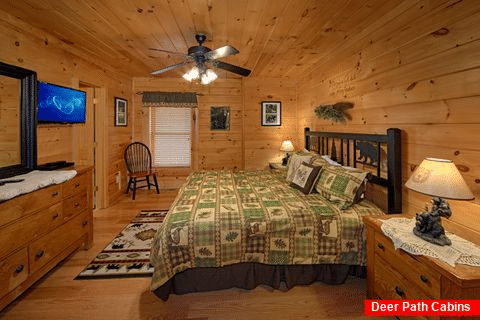 Luxury Cabin with 4 King Beds and Private Baths - Dreamland
