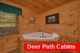 2 Bedroom Cabin with 2 Private Jacuzzi Tubs