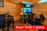 Luxury Cabin with Race Car Driving Arcade Game