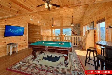 Cabin with 2 Arcade Games, Pool Table and View - Elk Ridge Lodge
