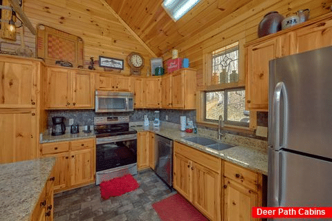 Fully Equipped Kitchen Wears Valley Cabin - Simply Incredible