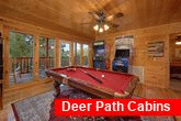 4 Bedroom Cabin with Pool Table and Game Room