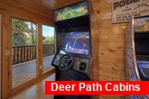 4 Bedroom Cabin with Race Car Arcade Game