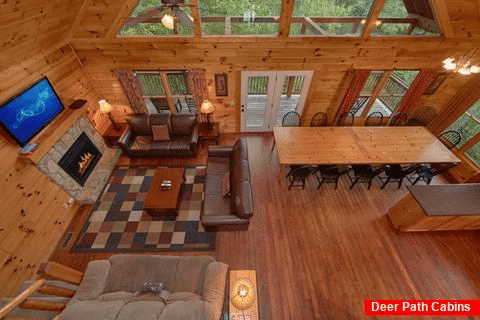 7 Bedroom Cabin with room for Group of 17 - Smoky Mountain Lodge