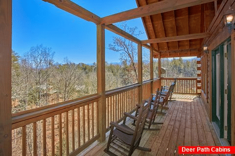 7 Bedroom cabin with Wooded Views from decks - Smoky Mountain Lodge