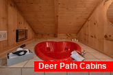 Heart Shape Jacuzzi Tub 1 Bedroom Cabin