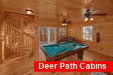 Game Room with pool Table 3 Bedroom Cabin