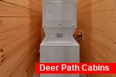 3 Bedroom Cabin with Stack Washer and Dryer