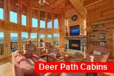 3 Bedroom cabin with large stone fireplace