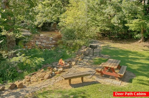 Vacation Home on Walden's Creek with Fire Pit - Creekside Cottage