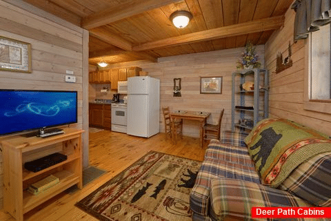 1 Bedroom Cabin Sleeps 2 with Flat Screen TV - River Cabin