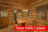 1 Bedroom Cabin with dining room and fireplace