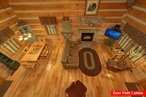 Rustic Cabin with 1 bedroom, fireplace and loft - Turtle Dovin'