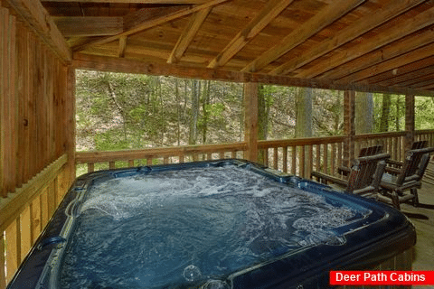 Pigeon Forge Cabin with private Hot Tub on deck - Turtle Dovin'