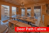 Luxurious 5 bedroom cabin with large dining room