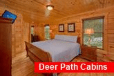 3 Bedroom Cabin with a desk nook in master bed