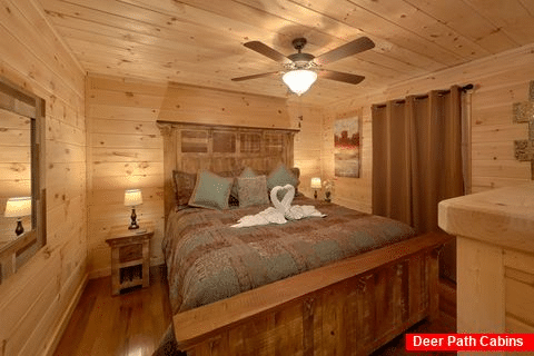 2 Bedroom Cabin Main Floor Master Suite - Pool N Around