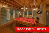 Spacious 1 Bedroom Cabin with Pool Table