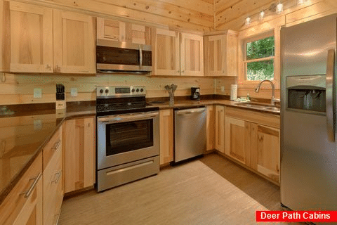 Cabin rental with Stainless steel appliances - Out On A Limb
