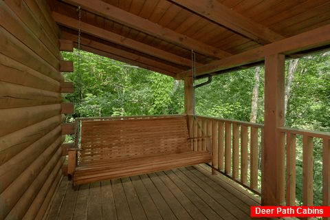 1 Bedroom cabin with Swing on Deck - Jasmine's Retreat