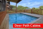 7 Bedroom cabin with Plunge Pool on deck