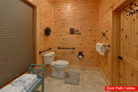 8 Bedroom Cabin with a Handi-cap Accessible Bat - Mountain View Pool Lodge