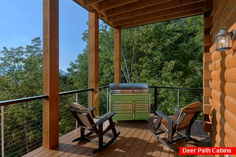 8 Bedroom Pool Cabin with a Tool-box Gas Grill - Mountain View Pool Lodge