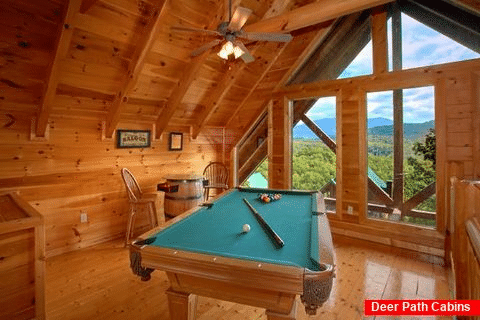 Game Room with Pool Table and Arcade Game - Catch of the Day