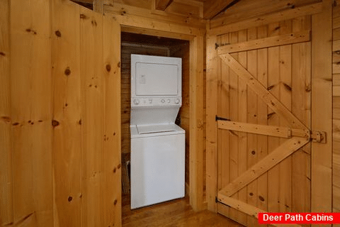 Washer and Dryer 1 Bedroom Cabin - Love Without End