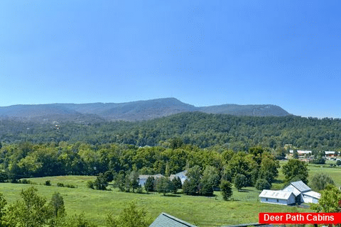 Beautiful Views from 3 Bedroom Cabin porch - Bear Mountain Lodge