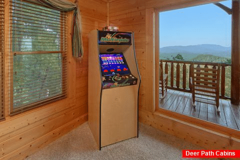 Game Room with Multi Game Arcade - Blue Sky