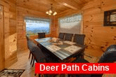Spacious 4 Bedroom Cabin with Large Dining Area