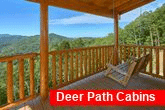 Cabin with Mountain View, porch swings & hot tub