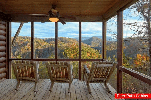 1 Bedroom Cabin with Rocking Chairs & Views - Hilltopper