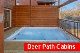 Premium Cabin with Swim Spa Hot Tub on deck