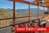 Spectacular Views 4 Bedroom Cabin Picnic Table