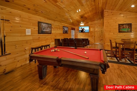 Luxurious 6 Bedroom Cabin with Pool Table - Crosswinds